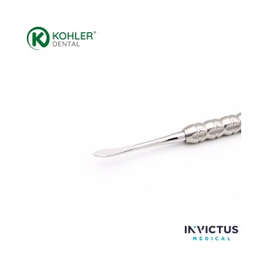 Decolator Periostal MOLT 9 cu Orificiu de Sutură Kohler 3192 TRINOVO® – Instrument Chirurgie Parodontală și GBR din Oțel German, 17,5 cm - Img 3