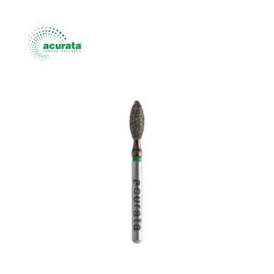 Freză diamantată Acurata Black, ovoidală (278), Ø 2,3 mm
