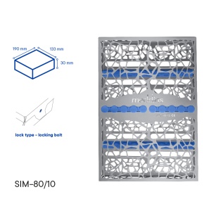 Tavă Sterilizare Instrumente Meddins SIM-80/10 – TYPE 4 (10 instrumente) - Img 3