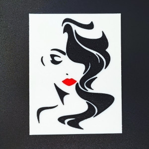 Wall art, lady figure - Img 3