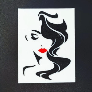 Wall art, lady figure - Img 3