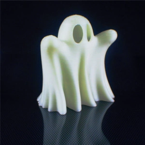 Fluorescent white ghost statuette - Img 3