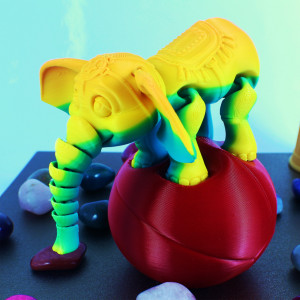 Little elefant acrobat, two pieces set - Img 6