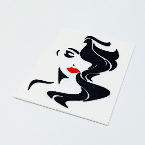 Wall art, lady figure - Img 4