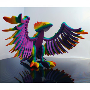 Pasăre Phoenix, 30 cm - Img 7