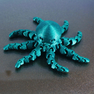 Flexible green octopus - Img 2