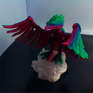 Pasăre Phoenix, 17 cm - Img 3