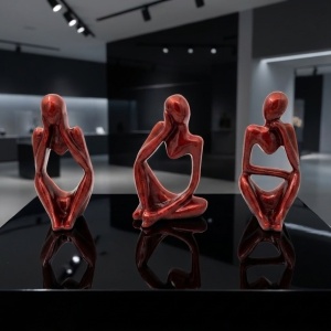 Set de 3 statuete decorative ST1002 - Img 2