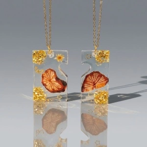 Set de doua pandantive "Twin Hearts" PND1093 - Img 6