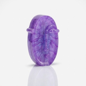 Statuetă decorativă "Purple Moai" ST1006
