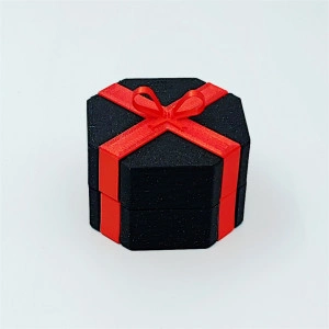 Cutiuță 60x60x30mm, cu secțiune octogonală, pentru bijuterii - Img 4