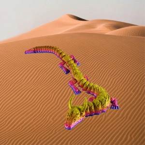 Flexible Dragon, 48 cm long - Img 5