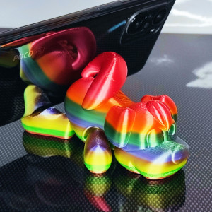 Mobile Phone Holder - Flexible Dog