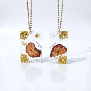 Set de doua pandantive "Twin Hearts" PND1093