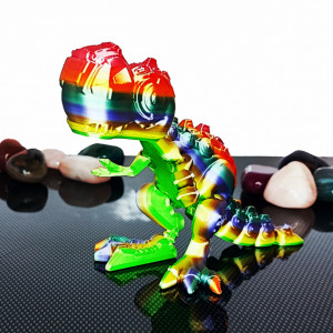 T-Rex mecanic, jucărie flexibilă - Img 3