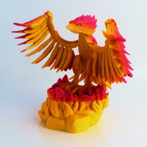Pasăre Phoenix, 17 cm