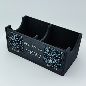 Table condiment holder, with QR code - Img 5