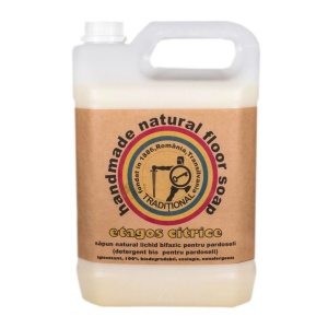 Etagos Citrice săpun natural lichid bifazic pentru pardoseli, 5 l, RRR (detergent bio pentru pardoseli) 5000g - Img 1