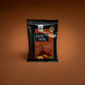 Noc Noc - Alune De Pădure Prăjite Cu Ciocolată Neagră, 100g, Ecologic - Img 4