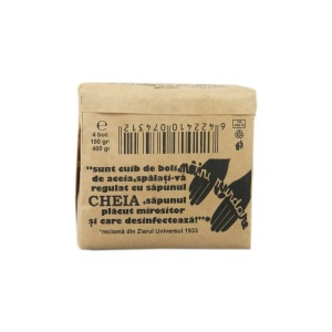 Set 4 buc sapun natural pentru maini 360g - Img 2