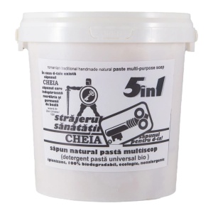 Strajerul Sanatatii sapun natural pasta multiscop ( detergent pastă universal bio ) 1000g - Img 1