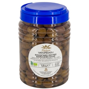 Masline Negre Bio In Saramura 1,4 Kg (Bio Hellas, Gr-Bio-03) - Img 1