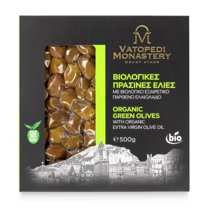 Masline Verzi Bio In Vid (500Gr) (Bio Grecia, Gr-Bio-03) - Img 1