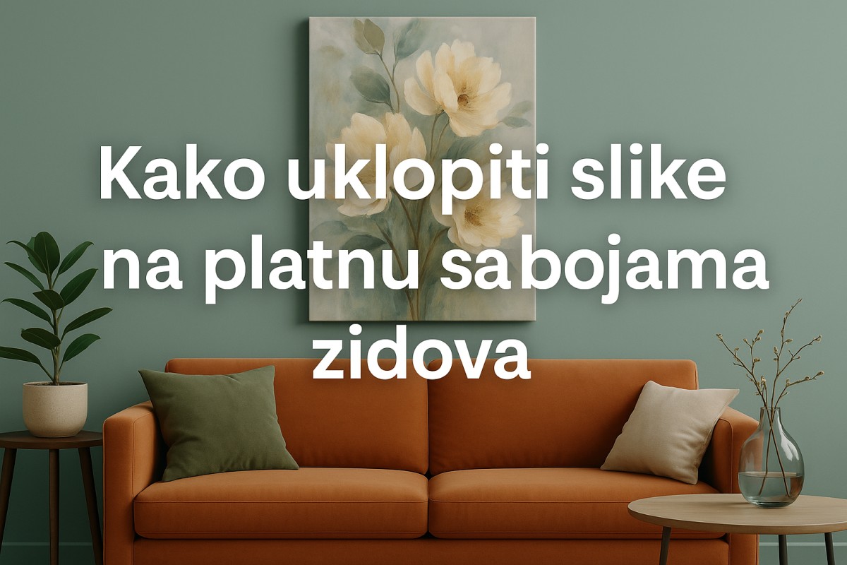 🎨 Kako uklopiti slike na platnu sa bojama zidova – kompletan vodič