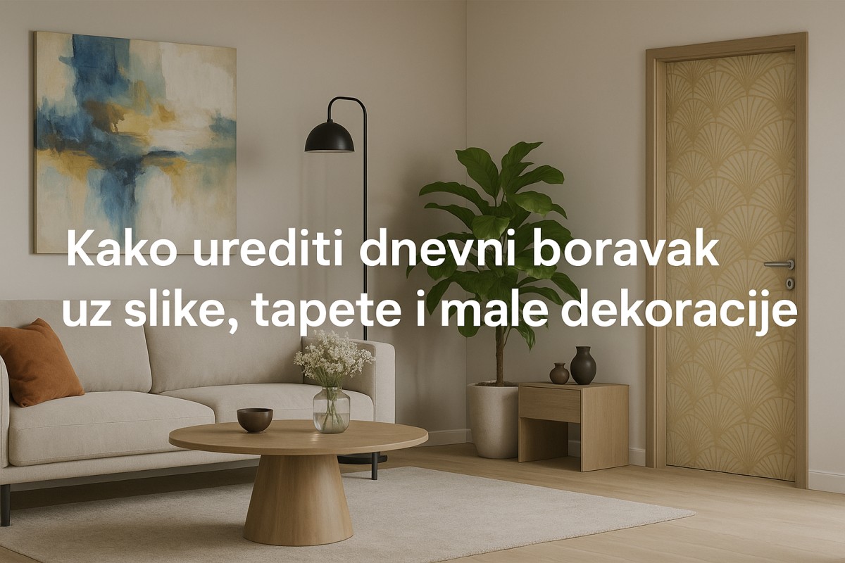 🛋️ Kako urediti dnevni boravak uz slike, tapete i male dekoracije (kompletan vodič za 2025.)