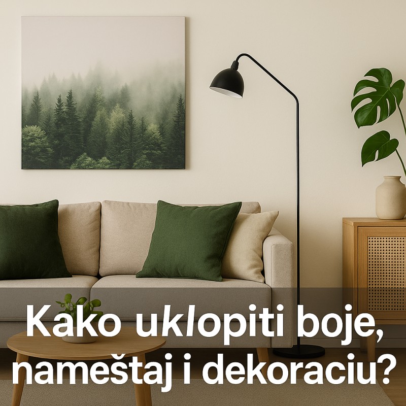 👉 „Kako povezati nameštaj, boje zidova i dekoraciju u jednu celinu“