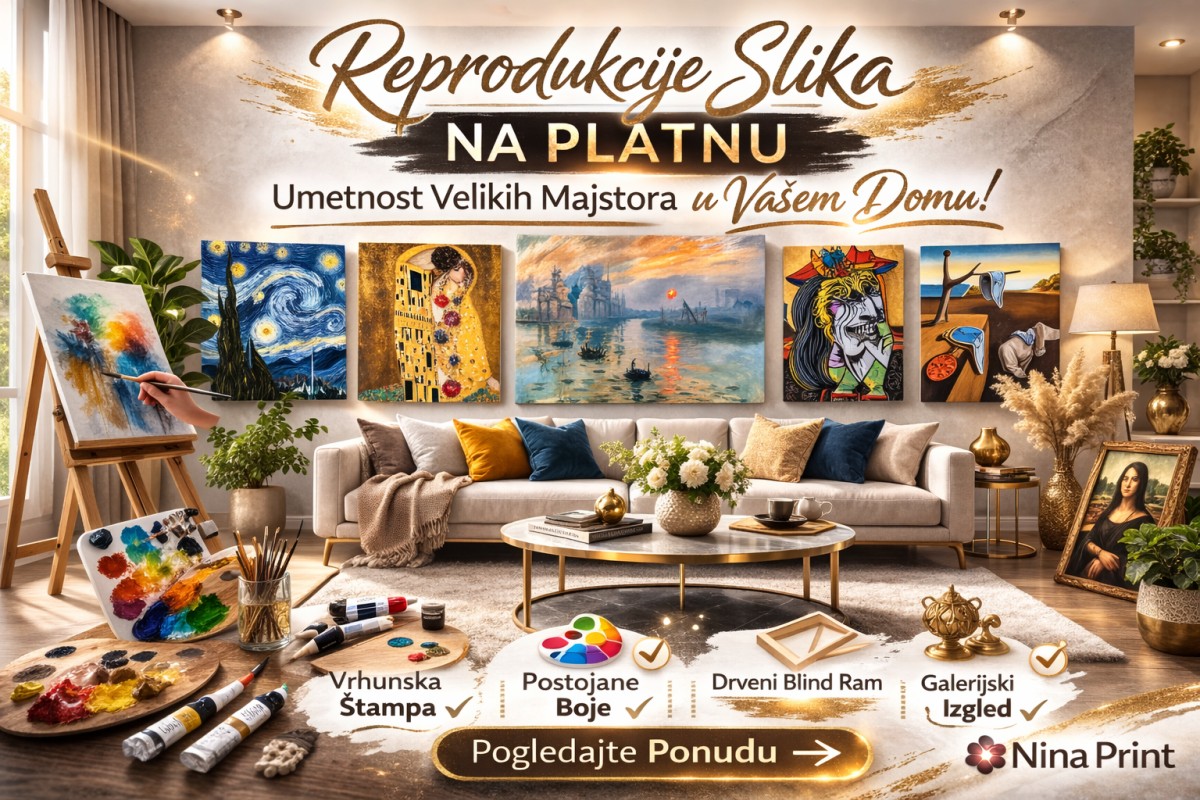 Reprodukcije slika na platnu – umetnost velikih majstora u vašem domu