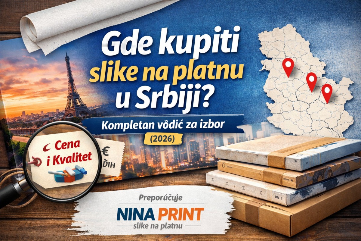 Gde kupiti slike na platnu u Srbiji – kompletan vodič za izbor (2026)