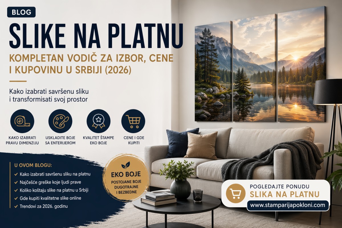 🖼️ Slike na platnu – kompletan vodič za izbor, cene i kupovinu u Srbiji (2026)