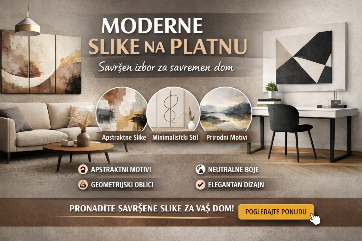🎨 Moderne slike na platnu – savršen izbor za savremen dom