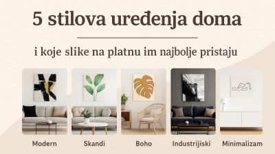 „5 stilova uređenja doma i koje slike na platnu im najbolje pristaju“