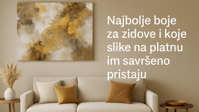 👉 „Najbolje boje za zidove i koje slike na platnu im savršeno pristaju“