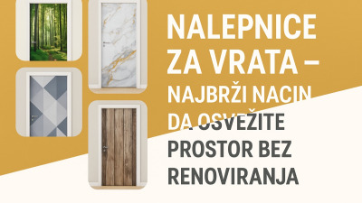 🚪 Nalepnice za vrata – najbrži način da osvežite prostor bez renoviranja