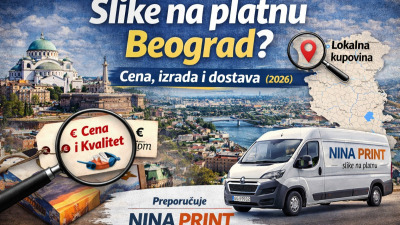 Slike na platnu Beograd – cena, izrada i dostava (2026)