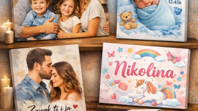 Personalizovane slike na platnu – uspomena koja traje zauvek