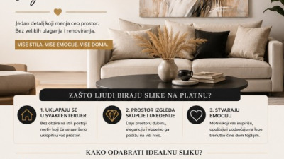 Zašto su slike na platnu najjednostavniji način da transformišete svoj dom?