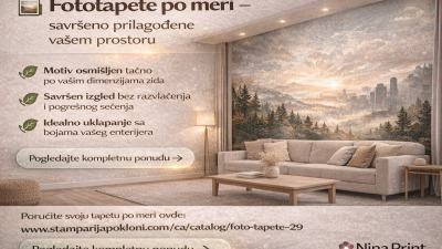 🖼️ Fototapete po meri – savršeno prilagođene vašem prostoru