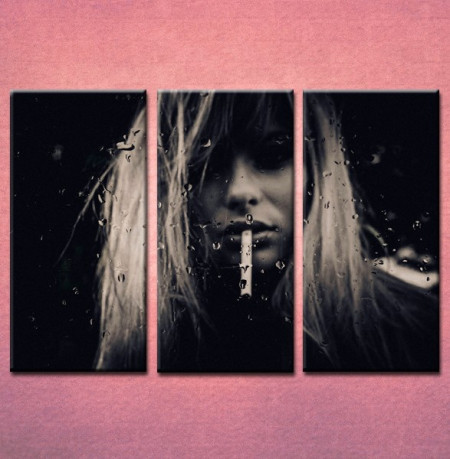 Slika na platnu Devojka sa cigaretom Nina3029_3
