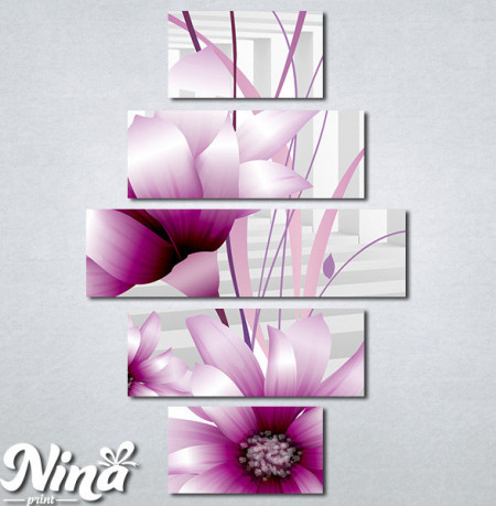 Slike na platnu 3d Ljubicasti cvet Nina345_5