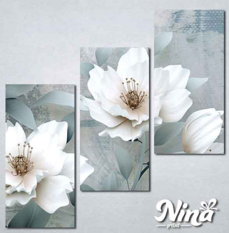 Slike na platnu Beli cvet Nina262_3 - Img 2