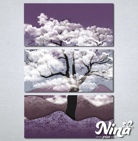 Slike na platnu Drvo i ptice Nina325_3 - Img 3