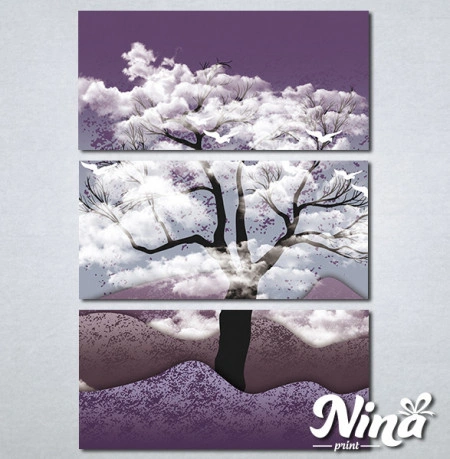 Slike na platnu Drvo i ptice Nina325_3 - Img 3