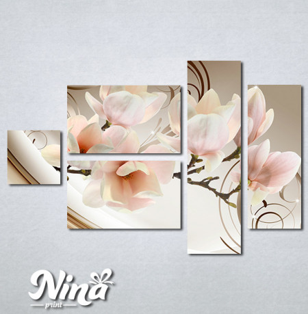 Slike na platnu Magnolija apstrakcija Nina335_5 - Img 2