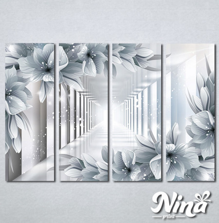 Slike na platnu 3d cvece Nina324_4 - Img 2