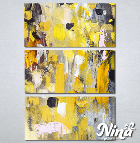 Slike na platnu Apstrakcija žuto Nina306_3 - Img 3