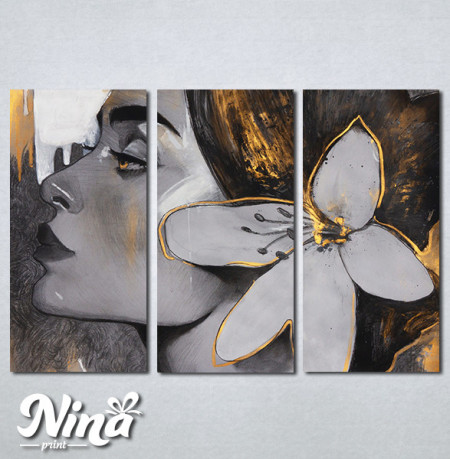 Slike na platnu Cvet u kosi Nina362_3